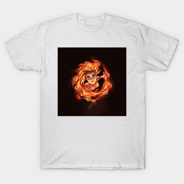 Fire T-Shirt by AliWing